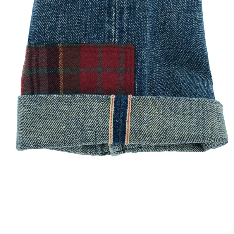 JUNYA WATANABE COMME des GARCONS / ジュンヤワタナベ | 2013AW | パッチワーク ボタンフライ デニムパンツ | XS | メンズ