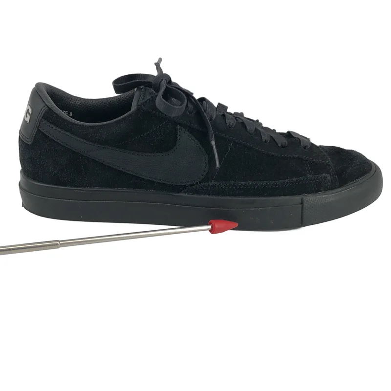 BLACK COMME des GARCONS / ブラックコムデギャルソン | × NIKE レザー スニーカー | 26 | メンズ