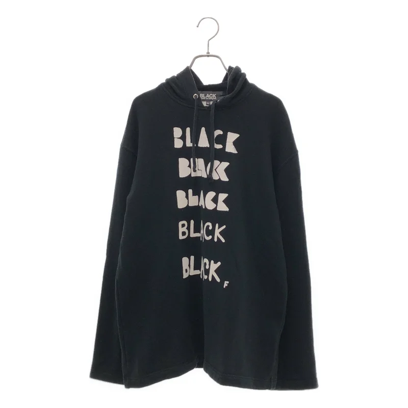 BLACK COMME des GARCONS / ブラックコムデギャルソン | 2011AW | グラフィックプリント プルオーバー パーカー | L | メンズ