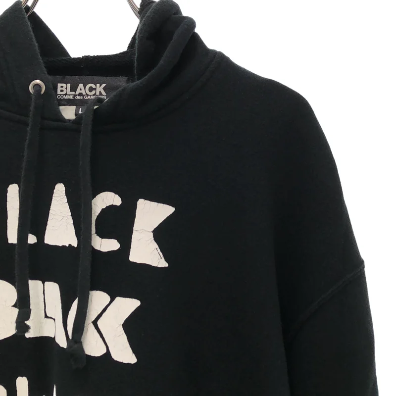 BLACK COMME des GARCONS / ブラックコムデギャルソン | 2011AW | グラフィックプリント プルオーバー パーカー | L | メンズ