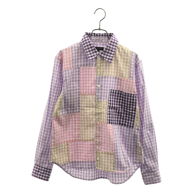 COMME des GARCONS HOMME PLUS / コムデギャルソンオムプリュス | 2013AW | チェック パッチワーク シャツ | XS | メンズ