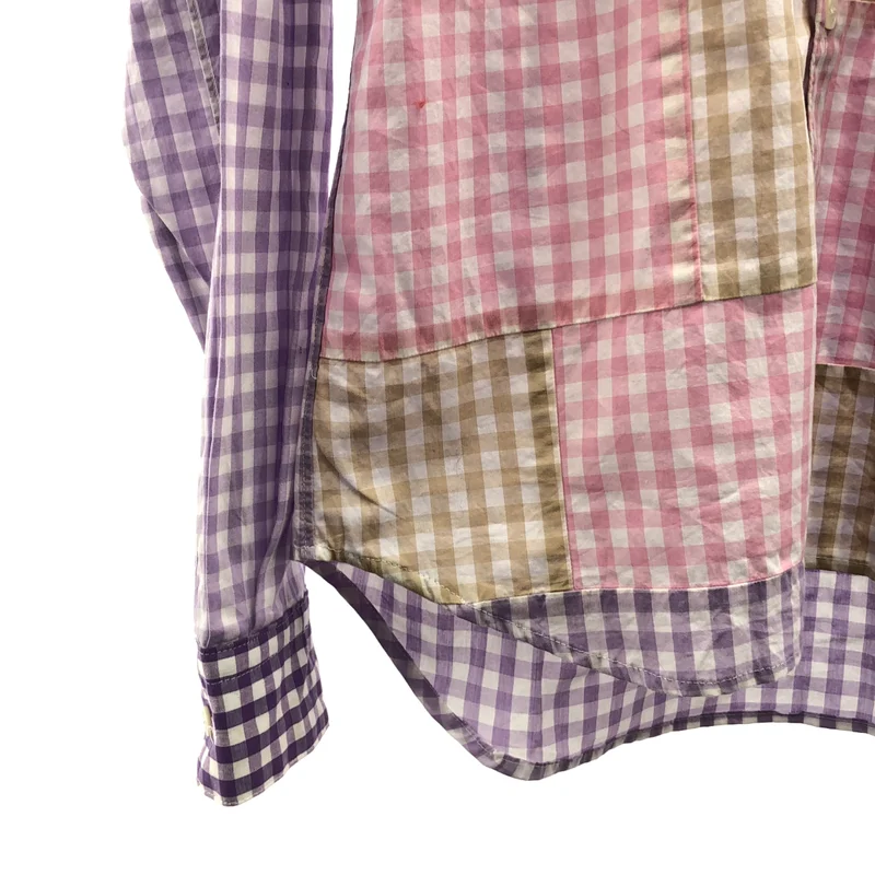 COMME des GARCONS HOMME PLUS / コムデギャルソンオムプリュス | 2013AW | チェック パッチワーク シャツ | XS | メンズ