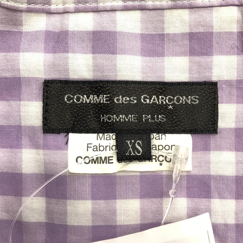 COMME des GARCONS HOMME PLUS / コムデギャルソンオムプリュス | 2013AW | チェック パッチワーク シャツ | XS | メンズ