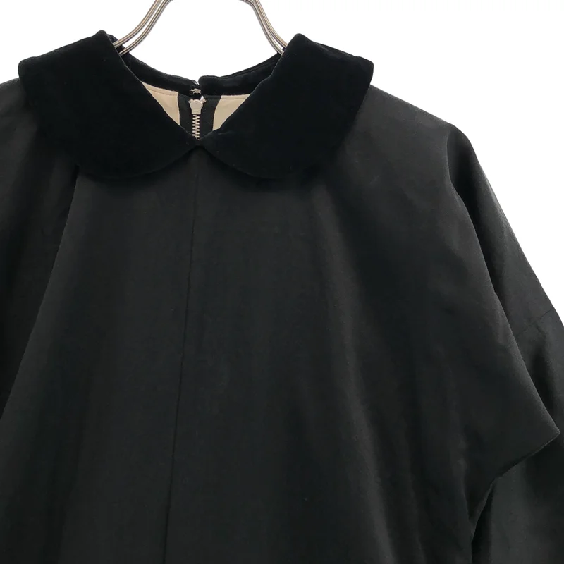 COMME des GARCONS / コムデギャルソン | 2010AW | ウール シルク ラウンドカラー ワンピース | XS | レディース
