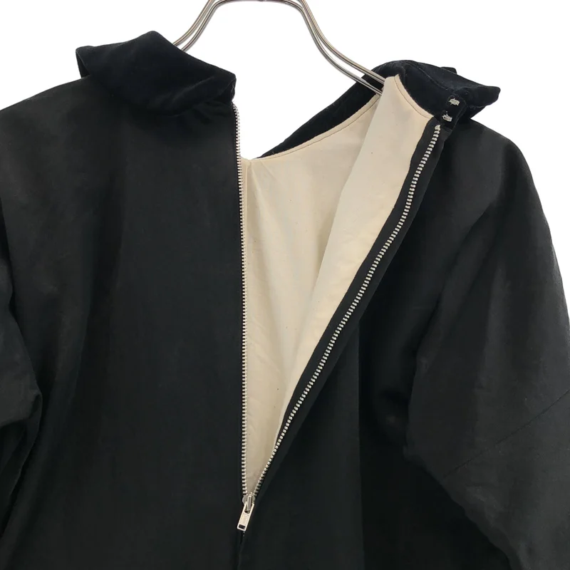 COMME des GARCONS / コムデギャルソン | 2010AW | ウール シルク ラウンドカラー ワンピース | XS | レディース