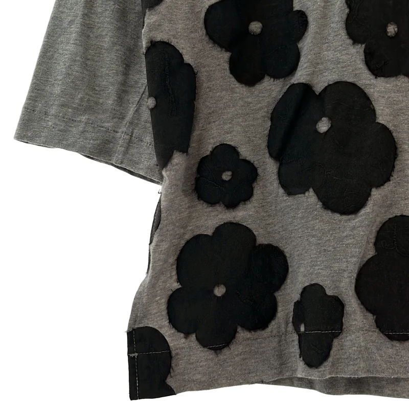tao COMME des GARCONS / タオコムデギャルソン | 2022SS | フラワーパッチハーフスリーブTシャツ TI-T014 | S | レディース