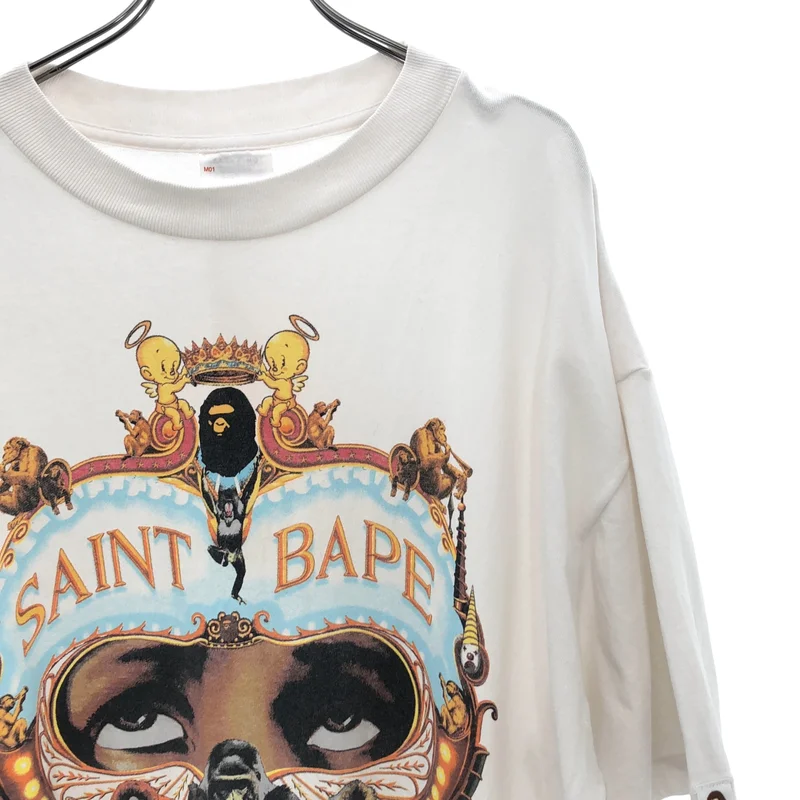 SAINT MICHAEL  Mxxxxxx / セントマイケル | × A BATHING APE GENERATION ジェネレーション Tシャツ | L | メンズ