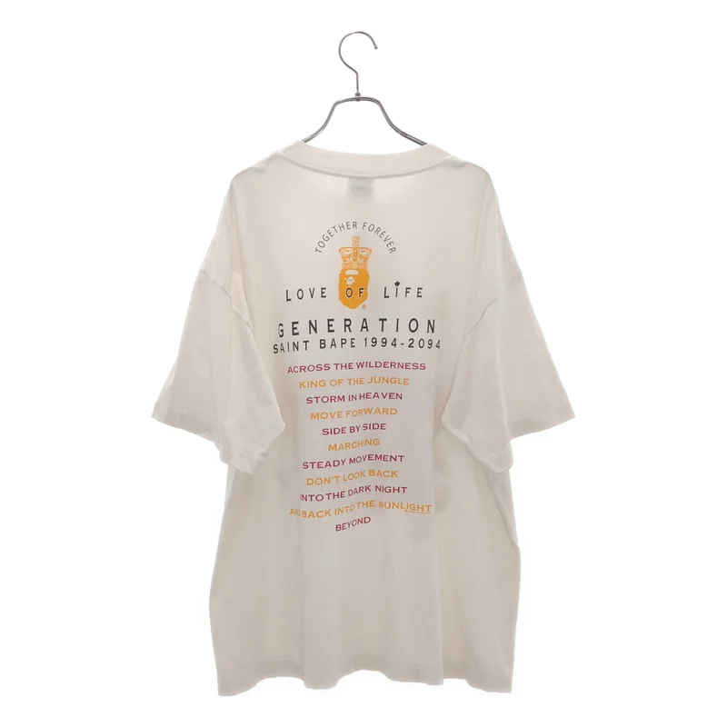 SAINT MICHAEL  Mxxxxxx / セントマイケル | × A BATHING APE GENERATION ジェネレーション Tシャツ | L | メンズ