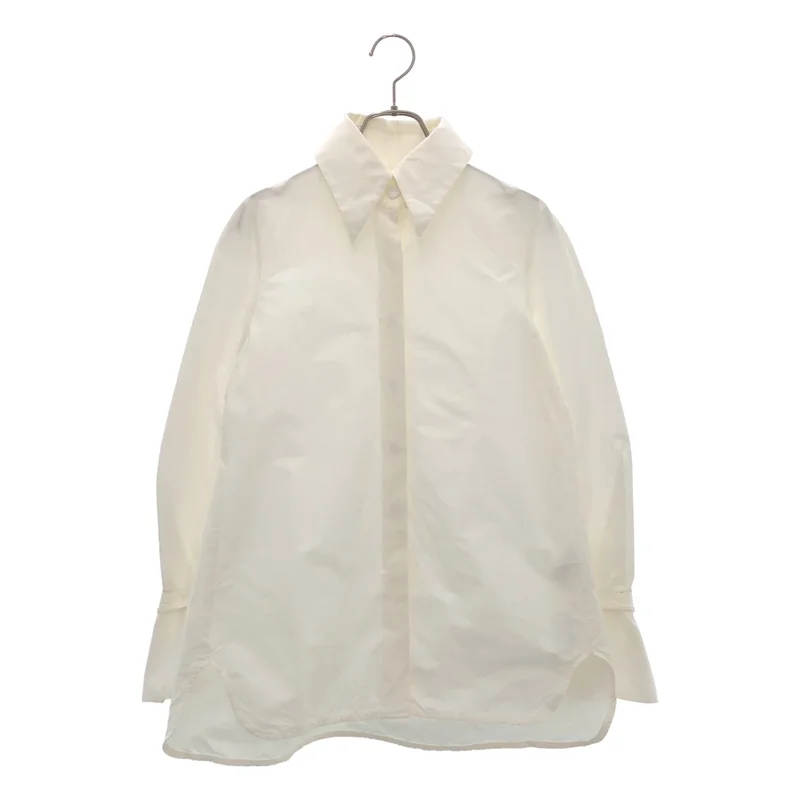 Mame Kurogouchi / マメクロゴウチ | 2023SS | Cotton Silk Broad Shirt /  コットン シルク ブロードモチーフ シャツ ブラウス | 1 | レディース
