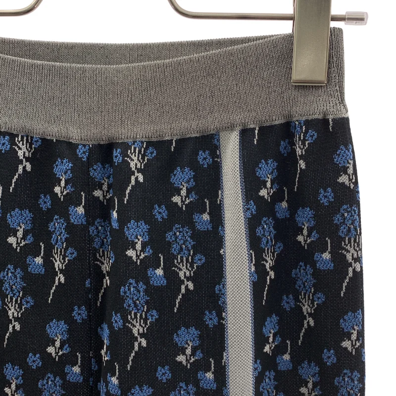 Mame Kurogouchi / マメクロゴウチ | 2023SS | Pedicel Knitted Pants ジャガード ニットパンツ | 2 | レディース