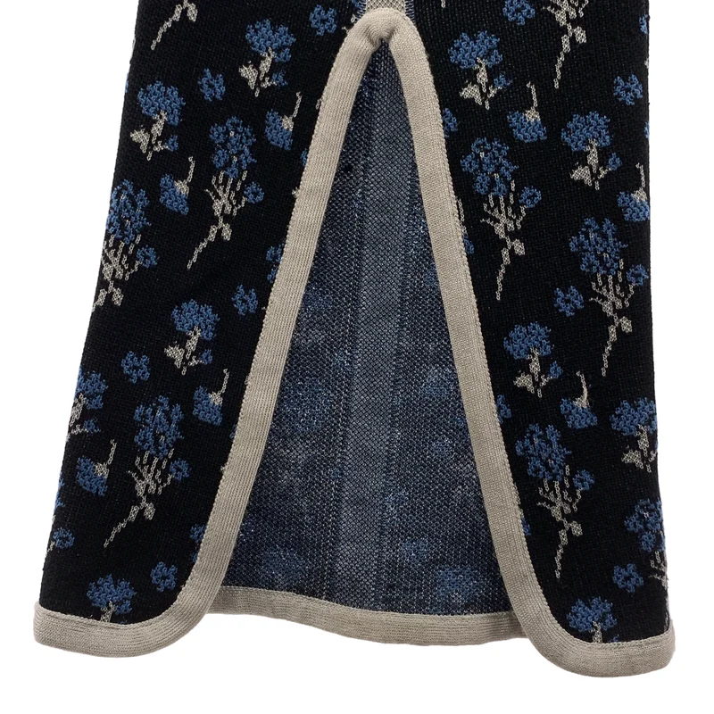 Mame Kurogouchi / マメクロゴウチ | 2023SS | Pedicel Knitted Pants ジャガード ニットパンツ | 2 | レディース