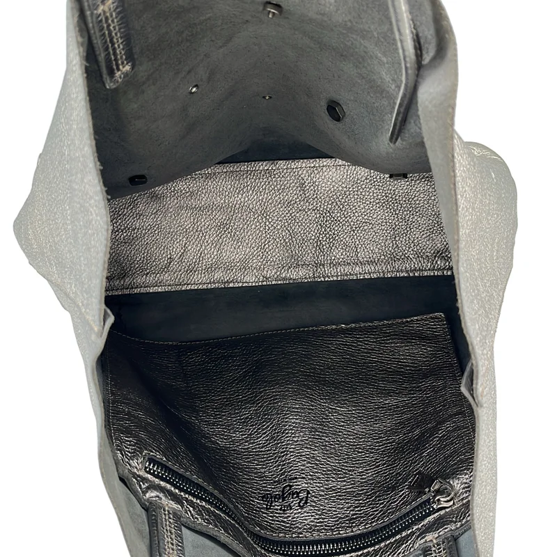 BAGOLO / バゴロ | レザー ピンバッジ トートバッグ | – KLD