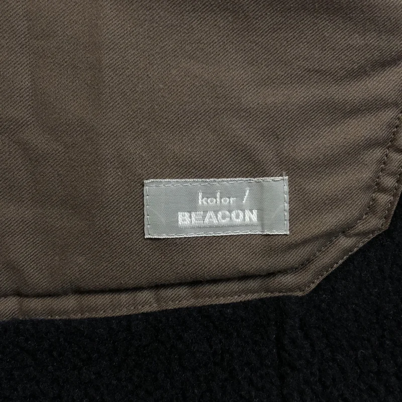 kolor BEACON / カラービーコン | Windowpane Boa Jacket ウィンドウペーン ボアジャケット | 3 | メンズ