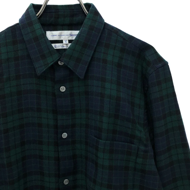COMME des GARCONS SHIRT / コムデギャルソンシャツ | ウール タータンチェック シャツ_長袖 | M | メンズ
