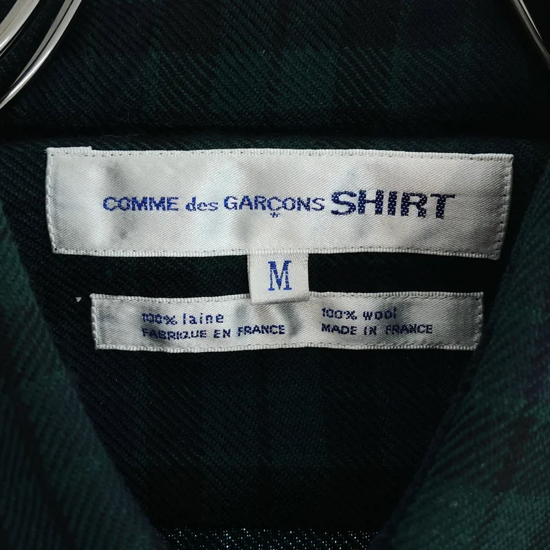 COMME des GARCONS SHIRT / コムデギャルソンシャツ | ウール タータンチェック シャツ_長袖 | M | メンズ