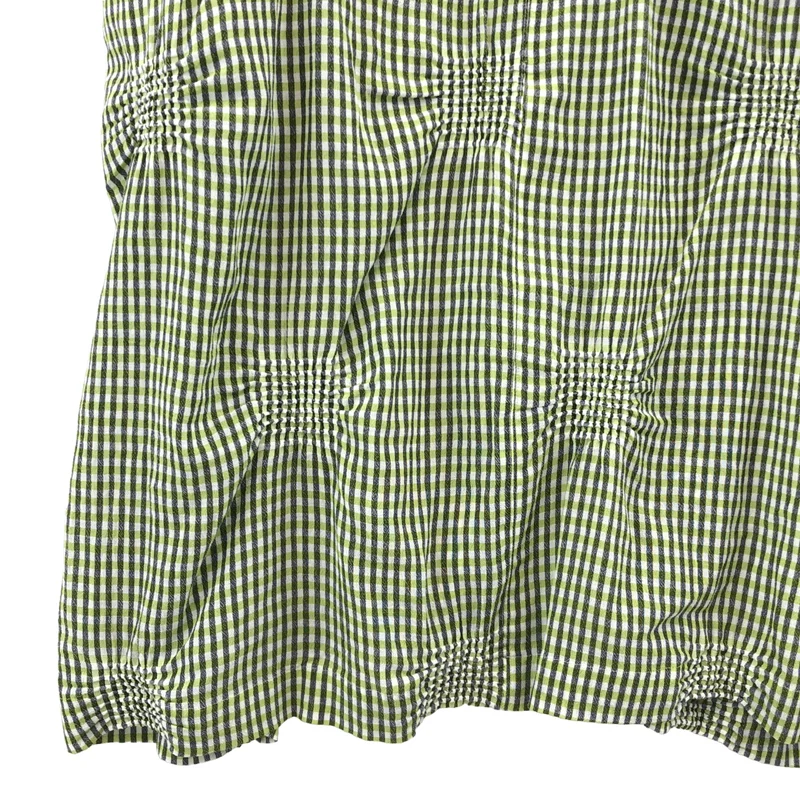 HaaT ISSEY MIYAKE / ハートイッセイミヤケ | チェック ギャザー ボウタイ ワンピース | 2 | レディース