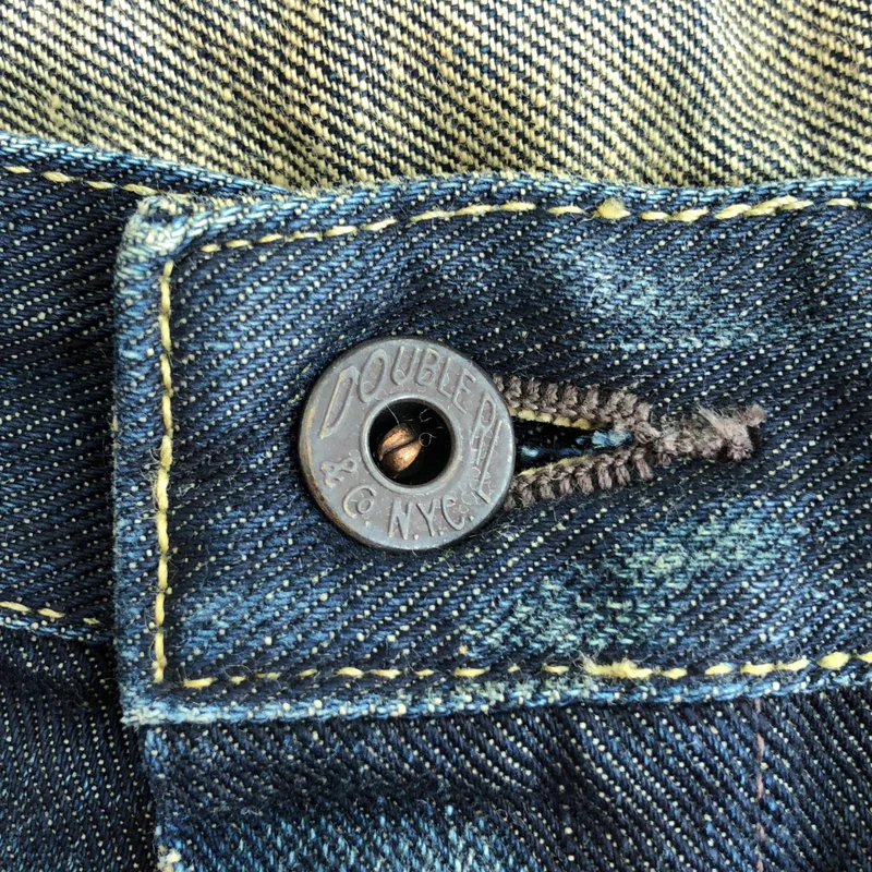RRL / ダブルアールエル | ダメージ リペア加工 ストレートデニムパンツ | 30 | メンズ