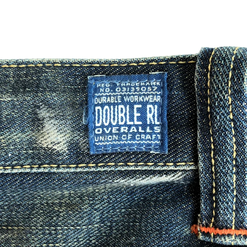 RRL / ダブルアールエル | ダメージ リペア加工 ストレートデニムパンツ | 30 | メンズ