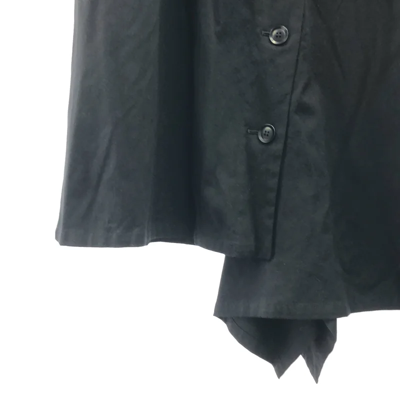 Y's / ワイズヨウジヤマモト | 2018AW | ウール レーヨンギャバ フロントボタン アシンメトリースカート | 2 | レディース