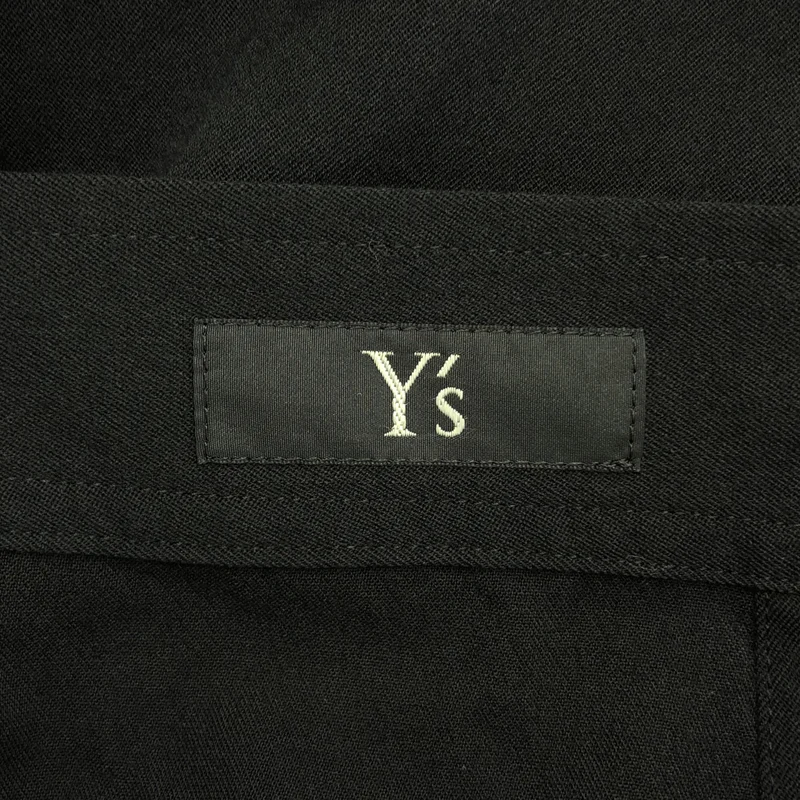 Y's / ワイズヨウジヤマモト | 2018AW | ウール レーヨンギャバ フロントボタン アシンメトリースカート | 2 | レディース