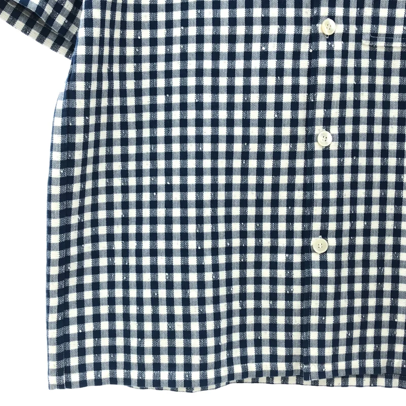 MASU / エムエーエスユー | 2026SS | SPARKLING PLAID HALF SLEEVE SHIRT / コットン チェック ラメ ハーフスリーブシャツ | 46 | メンズ