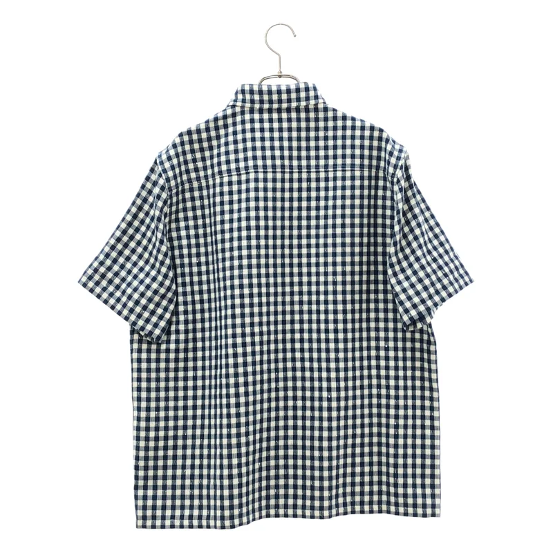 MASU / エムエーエスユー | 2026SS | SPARKLING PLAID HALF SLEEVE SHIRT / コットン チェック ラメ ハーフスリーブシャツ | 46 | メンズ