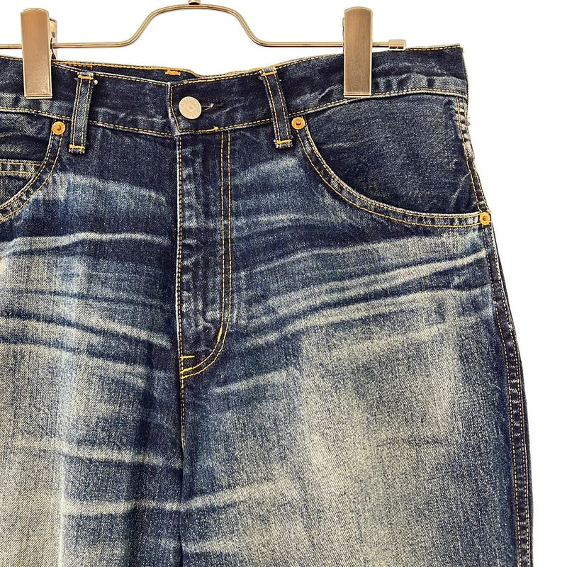 JUNYA WATANABE / ジュンヤワタナベ | 2022SS | × Levi's / 再構築 ワイドデニムパンツ | S | レディース