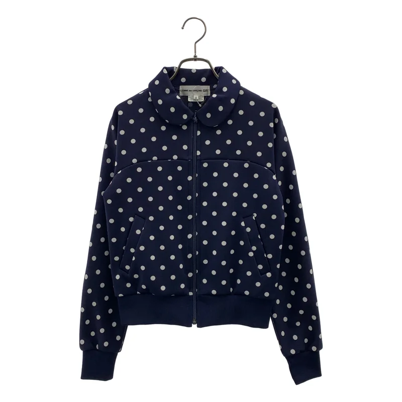 COMME des GARCONS GIRL / コムデギャルソンガール | 2023AW | ドット 丸襟 トラックジャケット | S | レディース
