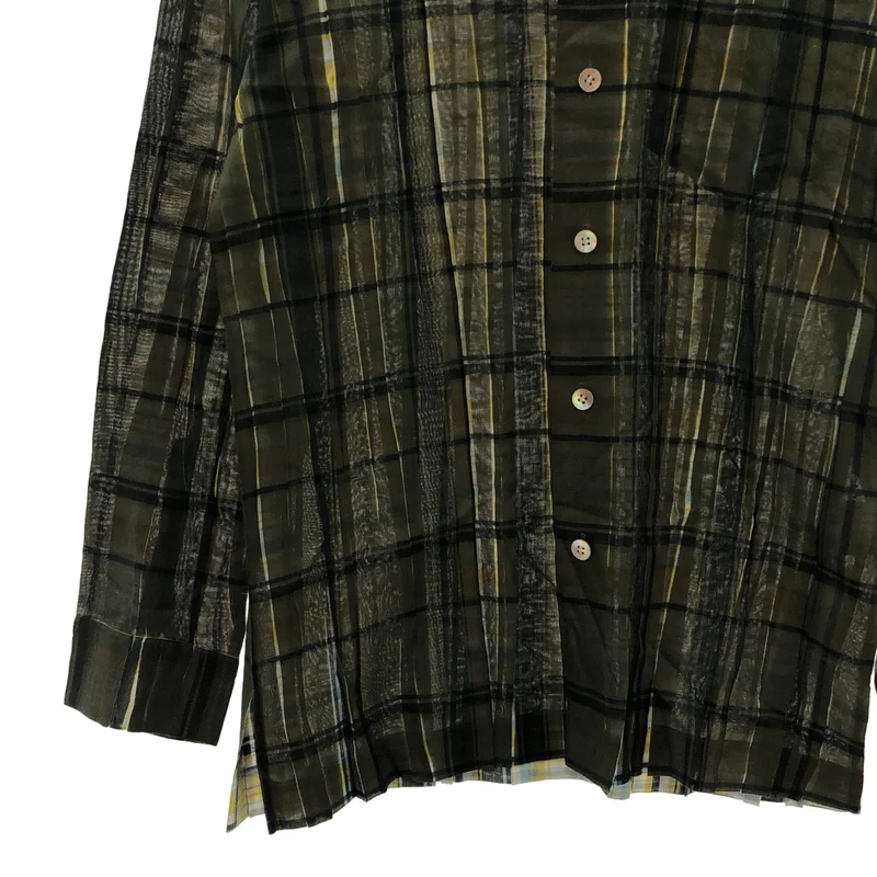 ISSEY MIYAKE MEN / イッセイミヤケメン | 2010SS | プリーツ チェックシャツ | M | メンズ