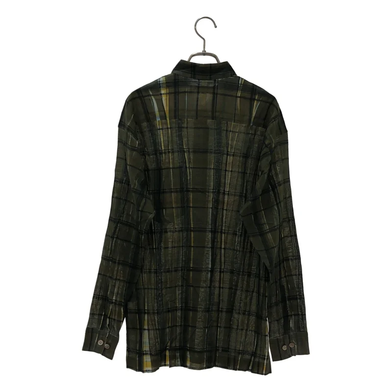 ISSEY MIYAKE MEN / イッセイミヤケメン | 2010SS | プリーツ チェックシャツ | M | メンズ