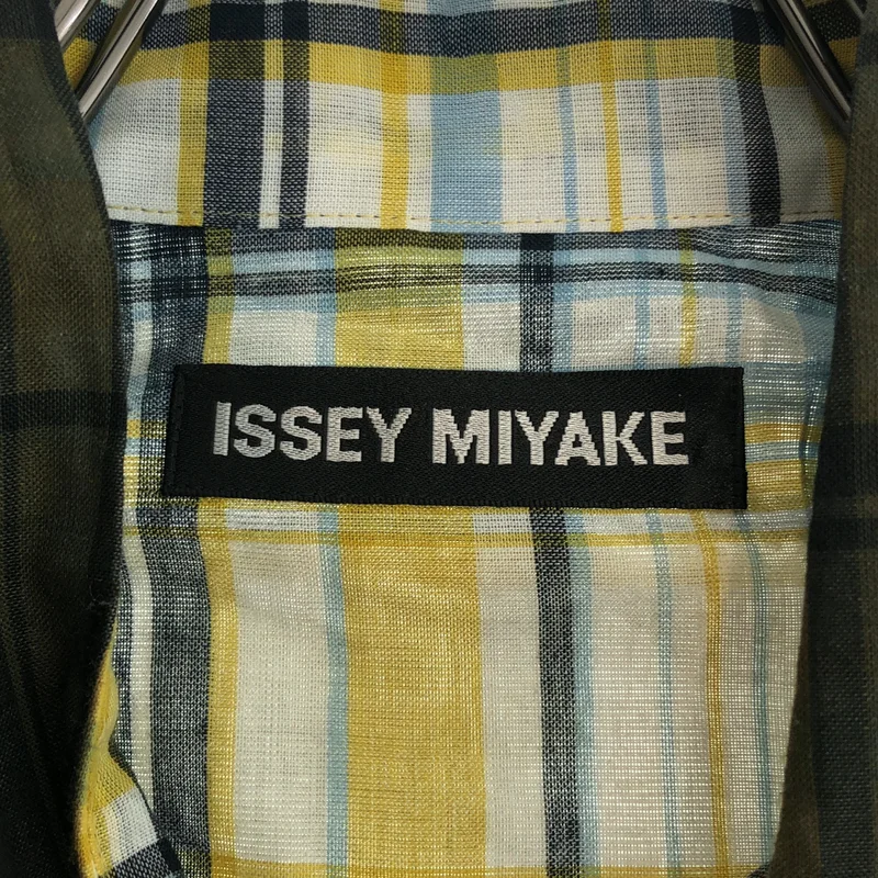 ISSEY MIYAKE MEN / イッセイミヤケメン | 2010SS | プリーツ チェックシャツ | M | メンズ
