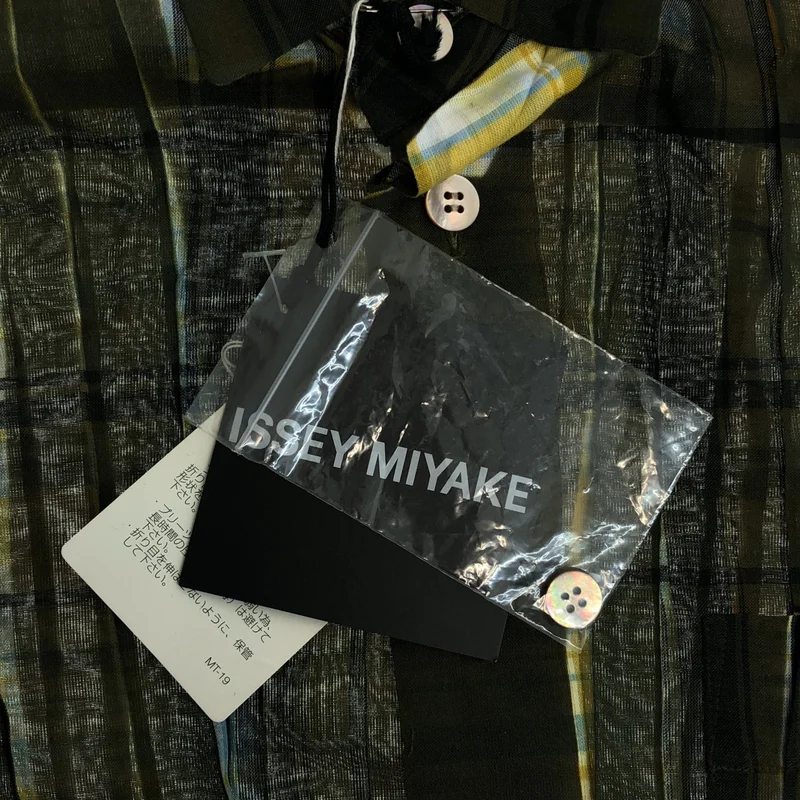 ISSEY MIYAKE MEN / イッセイミヤケメン | 2010SS | プリーツ チェックシャツ | M | メンズ