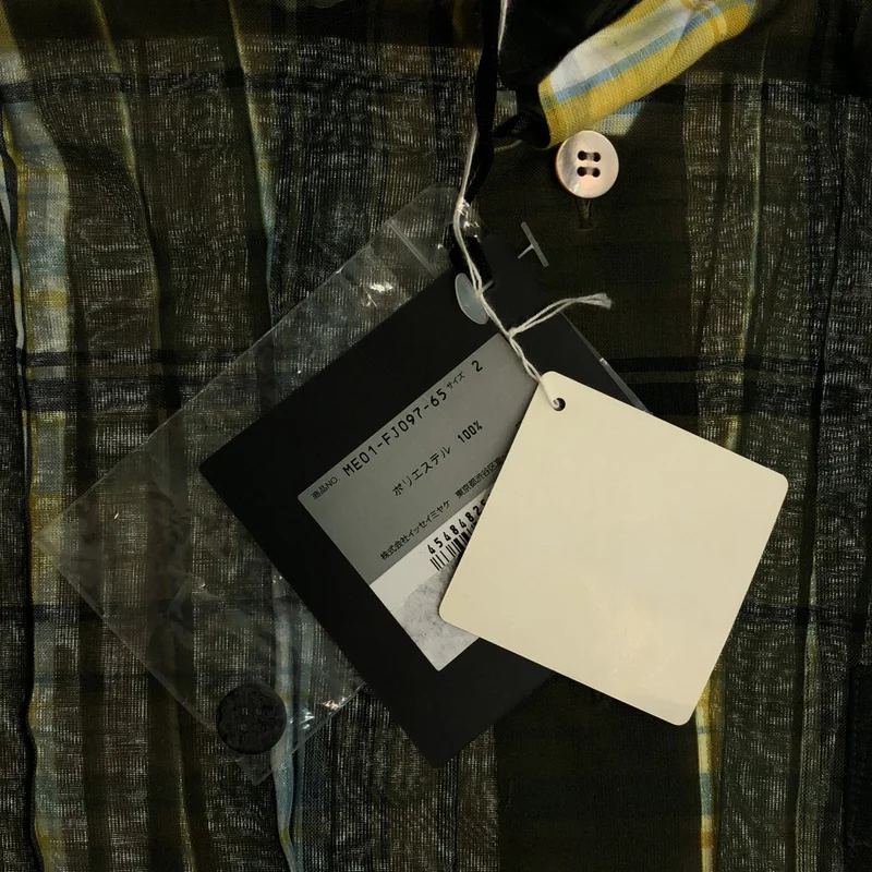 ISSEY MIYAKE MEN / イッセイミヤケメン | 2010SS | プリーツ チェックシャツ | M | メンズ