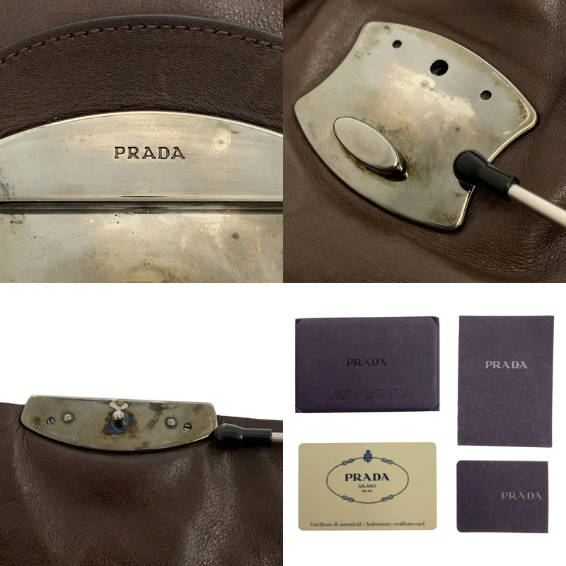 PRADA / プラダ | VITELLO BELT / BR2759 レザー ワンショルダーバッグ |