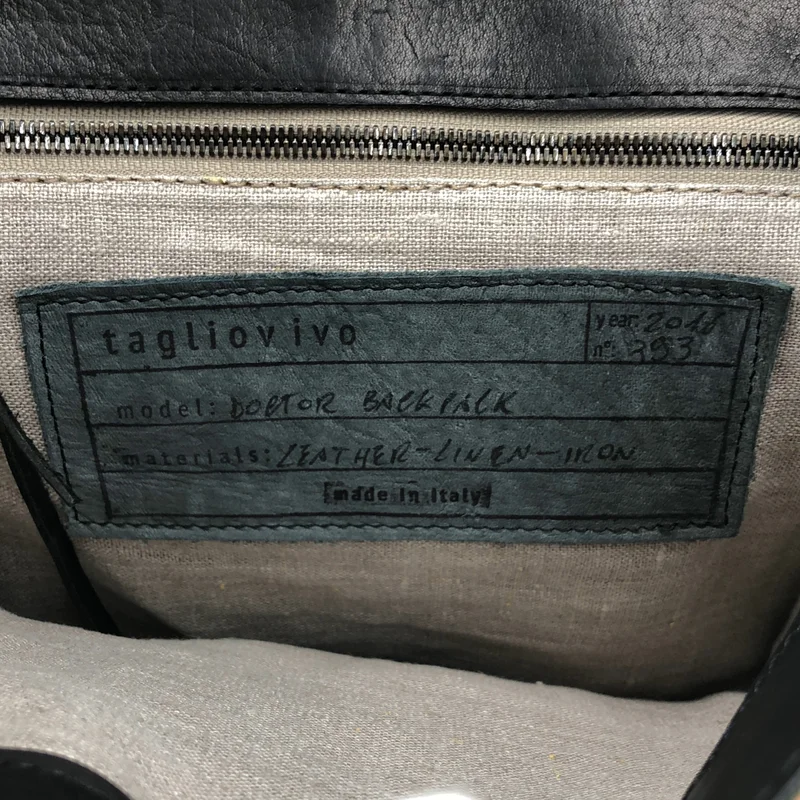 TAGLIOVIVO / タリオヴィヴォ | DOCTOR BACKPACK レザー ドクター バックパック |