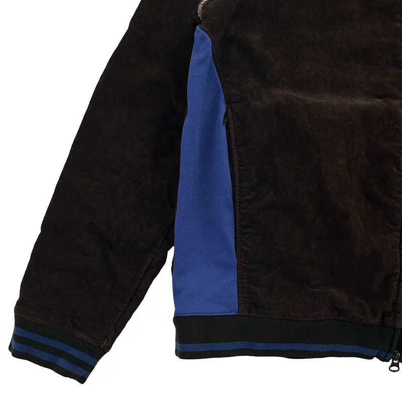 COMME des GARCONS SHIRT / コムデギャルソンシャツ | 2005AW | コーデュロイ 切替 ロゴプリント トラックジャケット | M | メンズ