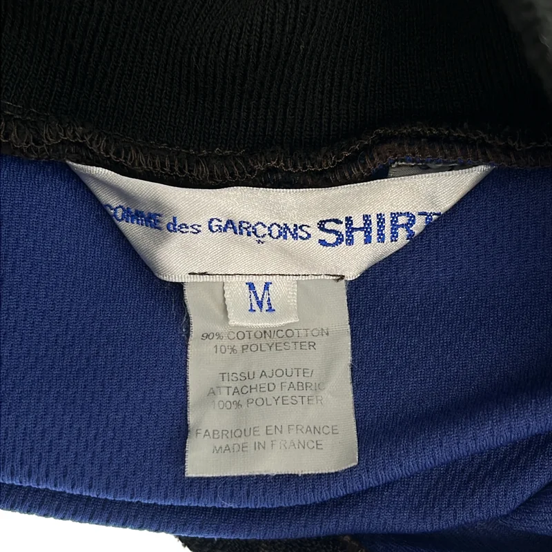 COMME des GARCONS SHIRT / コムデギャルソンシャツ | 2005AW | コーデュロイ 切替 ロゴプリント トラックジャケット | M | メンズ