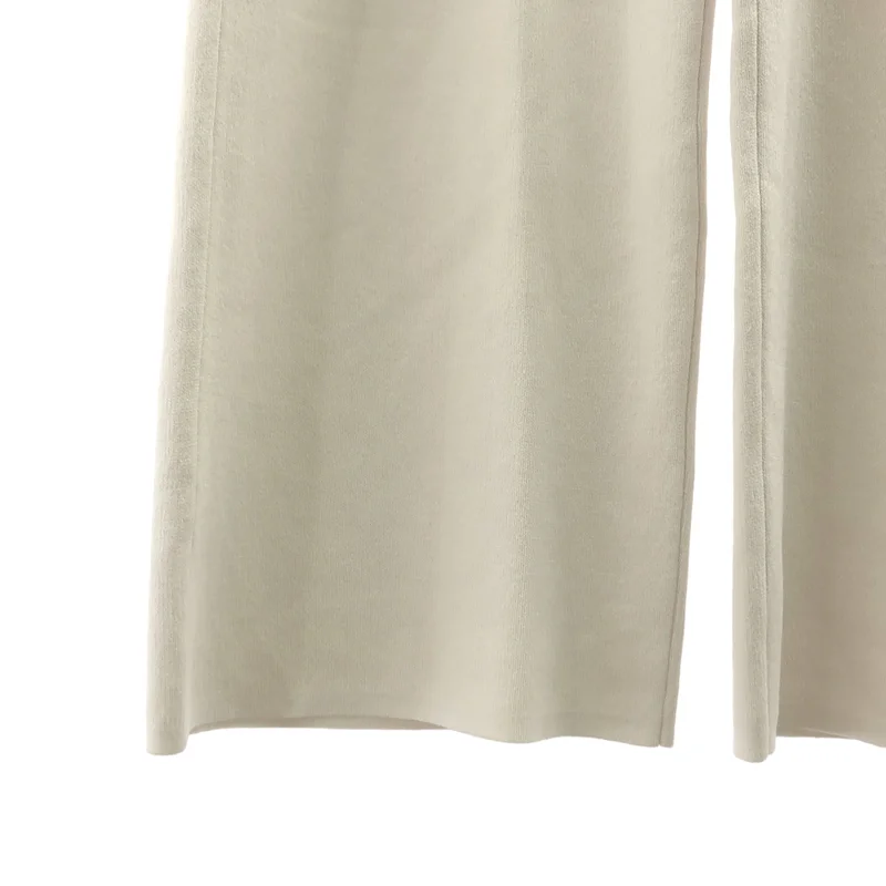 ATON / エイトン | 50/2 NATURAL DYED ORGANIC イージーストレートパンツ | 01 | レディース