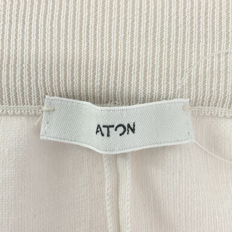 ATON / エイトン | 50/2 NATURAL DYED ORGANIC イージーストレートパンツ | 01 | レディース