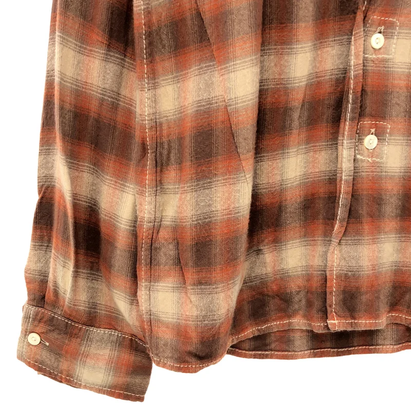 NUMBER NINE / ナンバーナイン​ | 2008AW | オンブレチェック レーヨン シャツ_長袖 F08-NS007 | 3 | メンズ