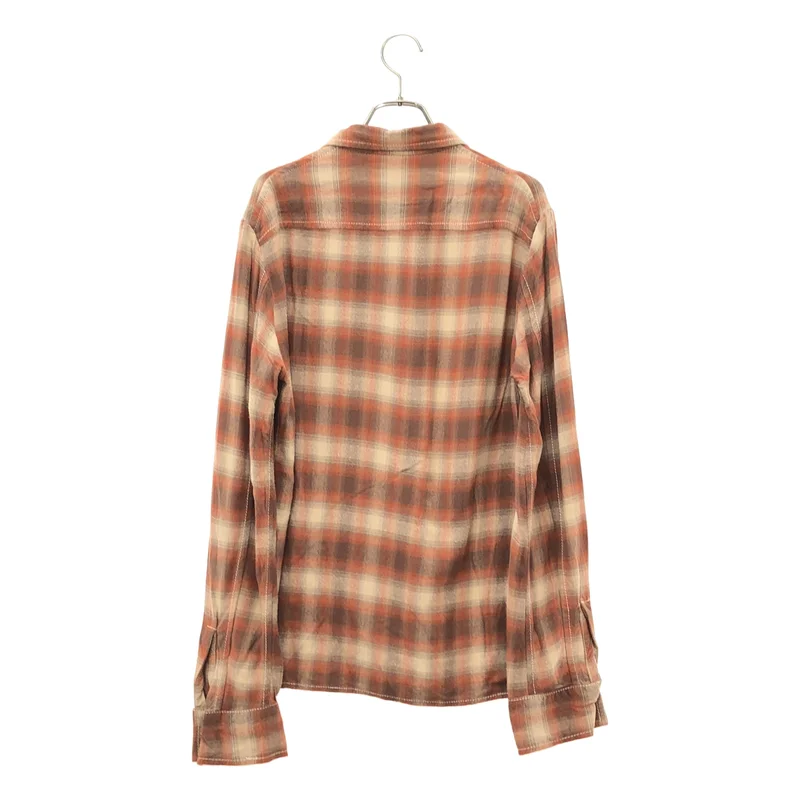 NUMBER NINE / ナンバーナイン​ | 2008AW | オンブレチェック レーヨン シャツ_長袖 F08-NS007 | 3 | メンズ