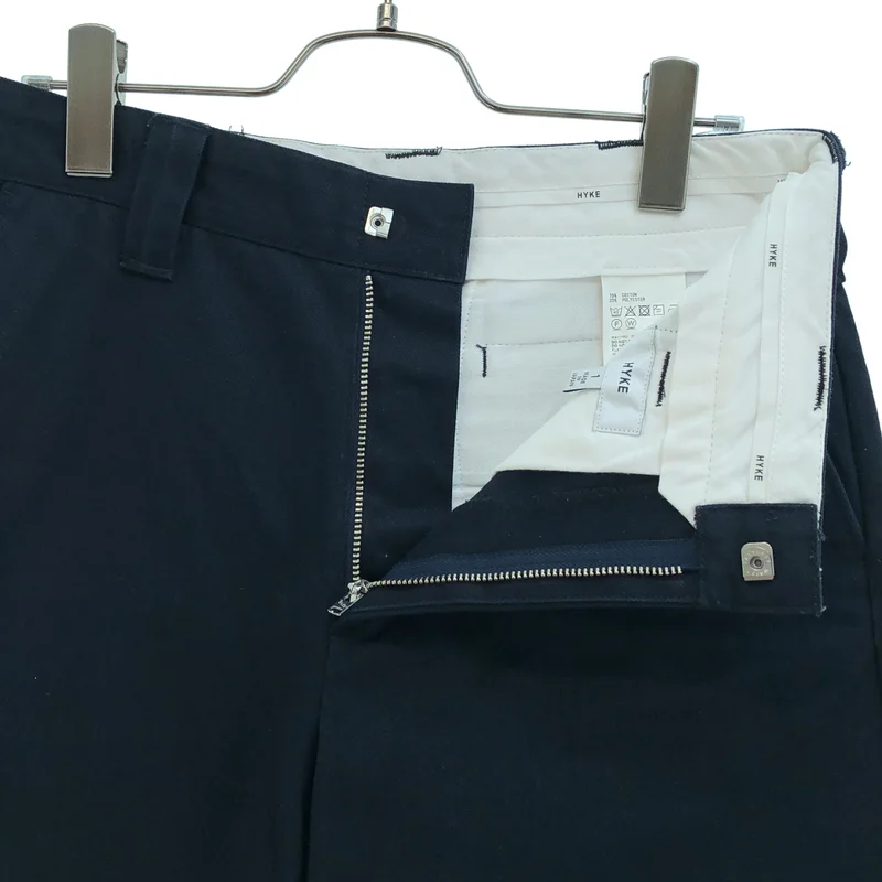 HYKE / ハイク | コットンツイル ワイドチノパンツ | 1 | レディース