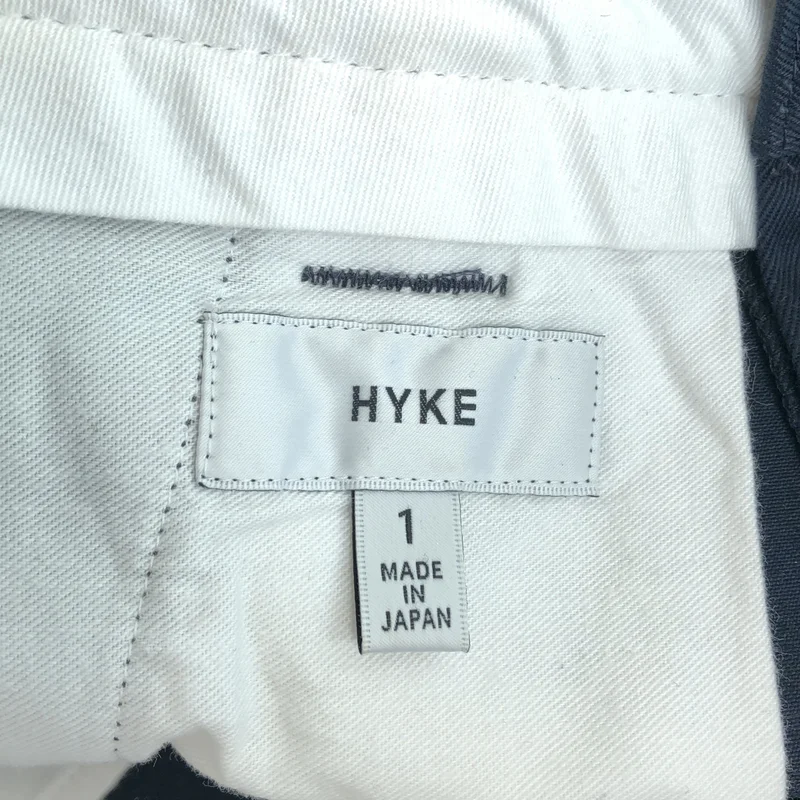 HYKE / ハイク | コットンツイル ワイドチノパンツ | 1 | レディース