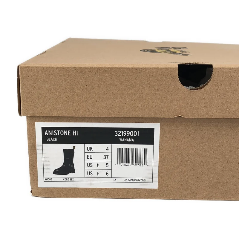 Dr.Martens / ドクターマーチン | ANISTONE HI / レザー リガー ロングブーツ | UK4 | レディース