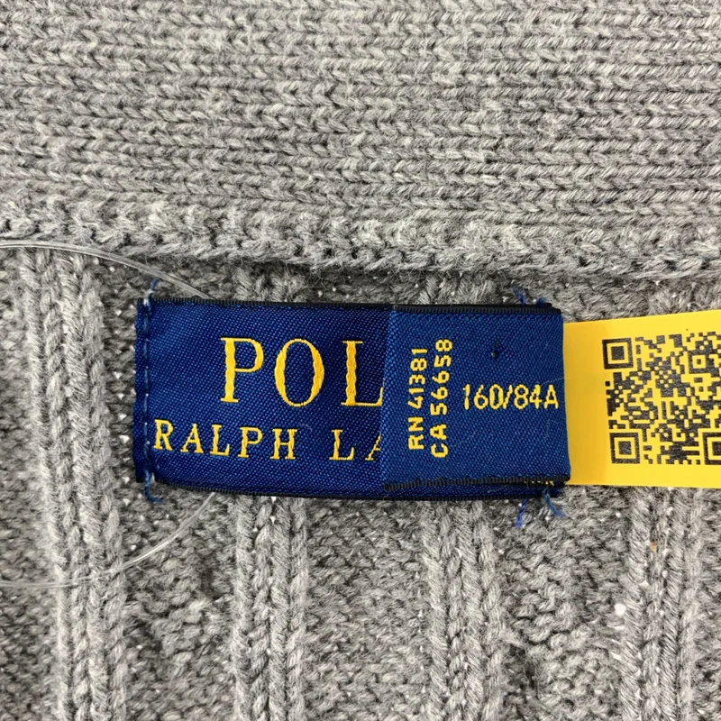 POLO RALPH LAUREN / ポロラルフローレン | コットン ロゴボタン ケーブル ニット カーディガン | S | メンズ