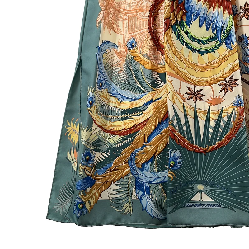 HERMES / エルメス | 不死鳥の神話 シルク ハイウエストスカート | 36 | レディース