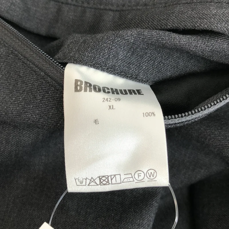 BROCHURE / ブローシュア | WOOL EASY PANTS ウール イージーパンツ | XL | メンズ