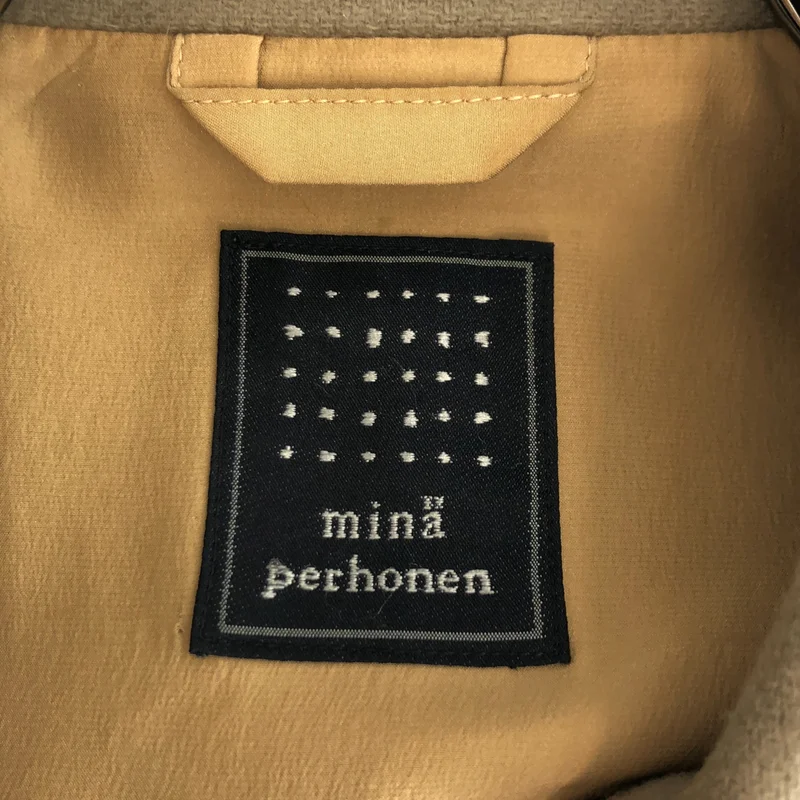 mina perhonen / ミナペルホネン | cremona / ウールメルトン ロングコート | 38 | レディース