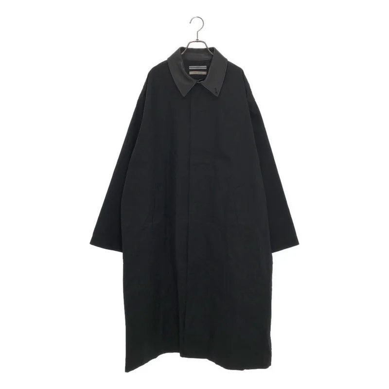Cristaseya / クリスタセヤ | 2024AW | OVERSIZED WATER REPELLENT TRENCH WITH LEATHER PATCH コート BFO-54080-B | XL | メンズ