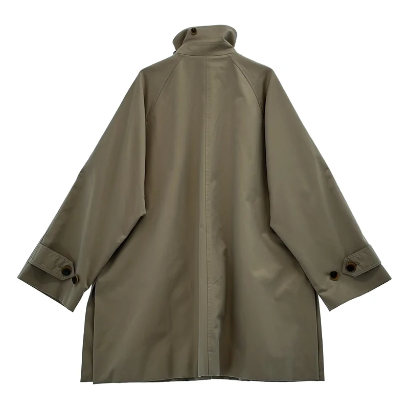 Spick and Span / スピックアンドスパン | 2026SS | T/C ギャバ ステンカラー ハーフコート | 36 | レディース